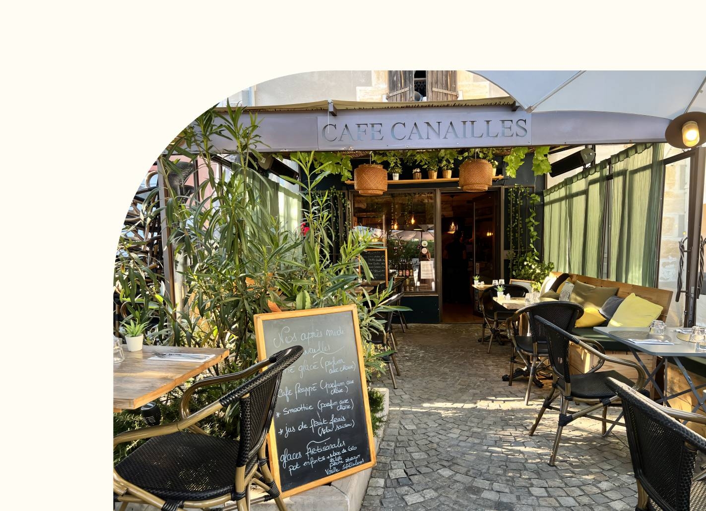 Le restaurant - Café Canailles - Venelles - restaurant a faire VENELLES